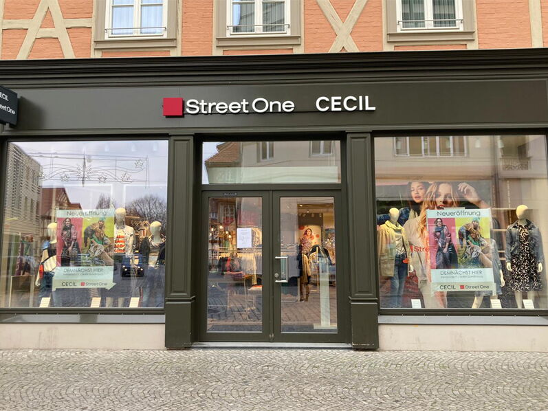 Ladenfront von Street One Cecil.